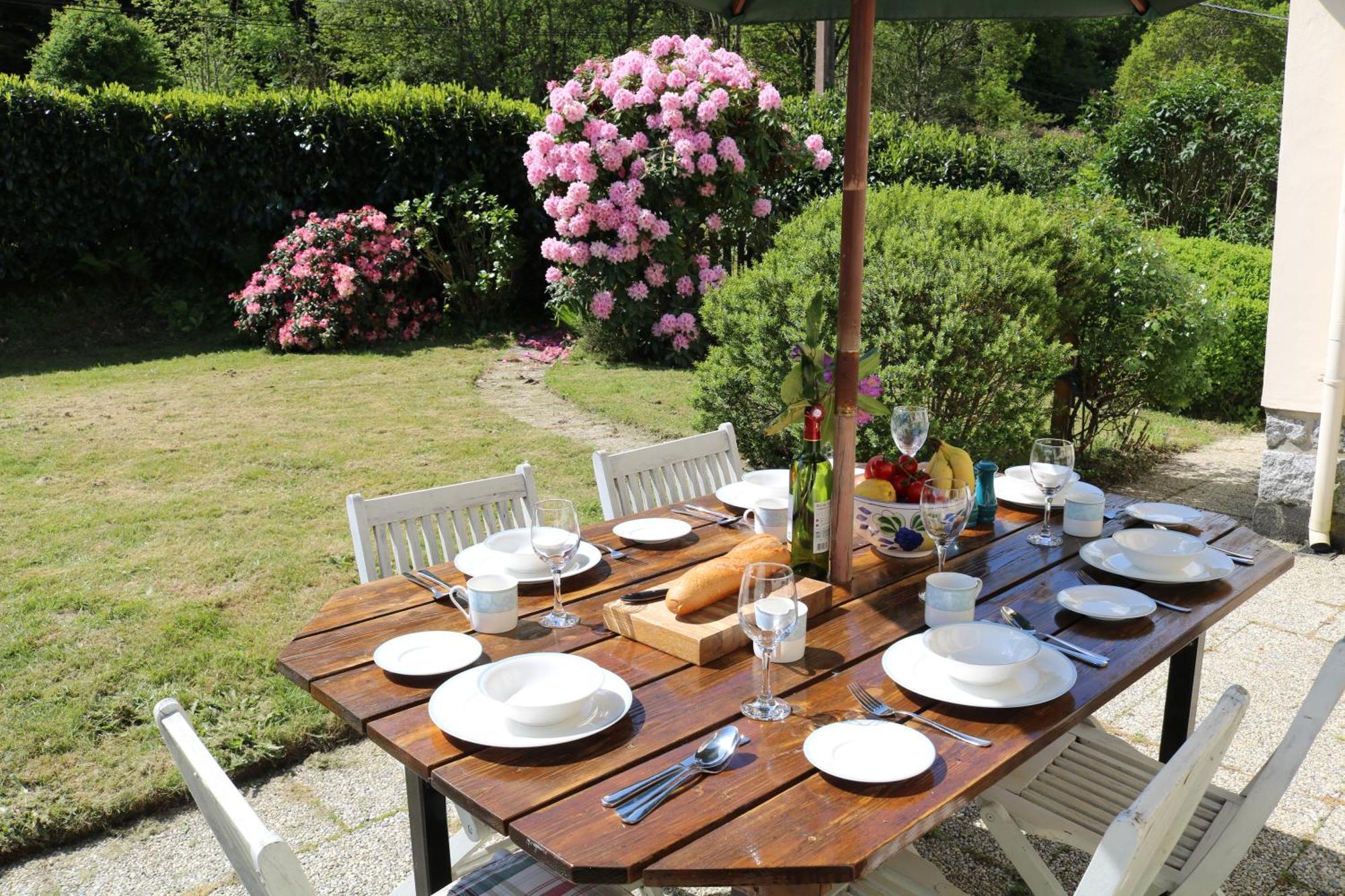 Fontaine Blanche River View, Large Patio & Garden In Central Brittany With Starlink Wifi Treffrin Exterior foto